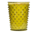 Large Hobnail Scented Candles & Vintage Glassware