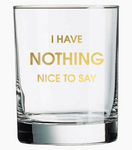 I Hate Everyone - Rocks Glass Barware (Collect all 3 Glasses)